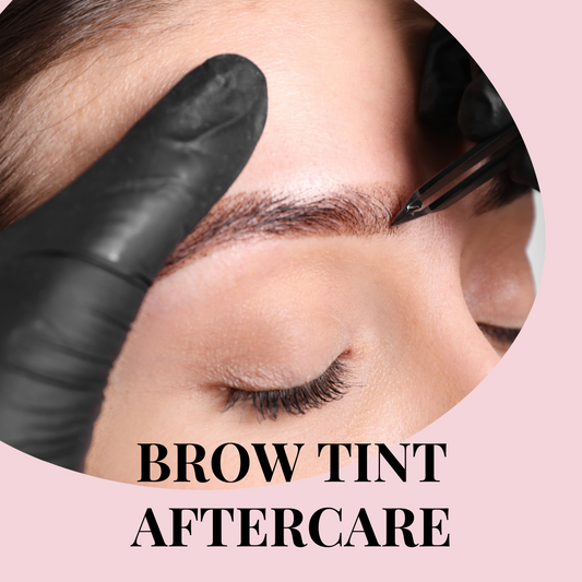 Brow Tint Aftercare